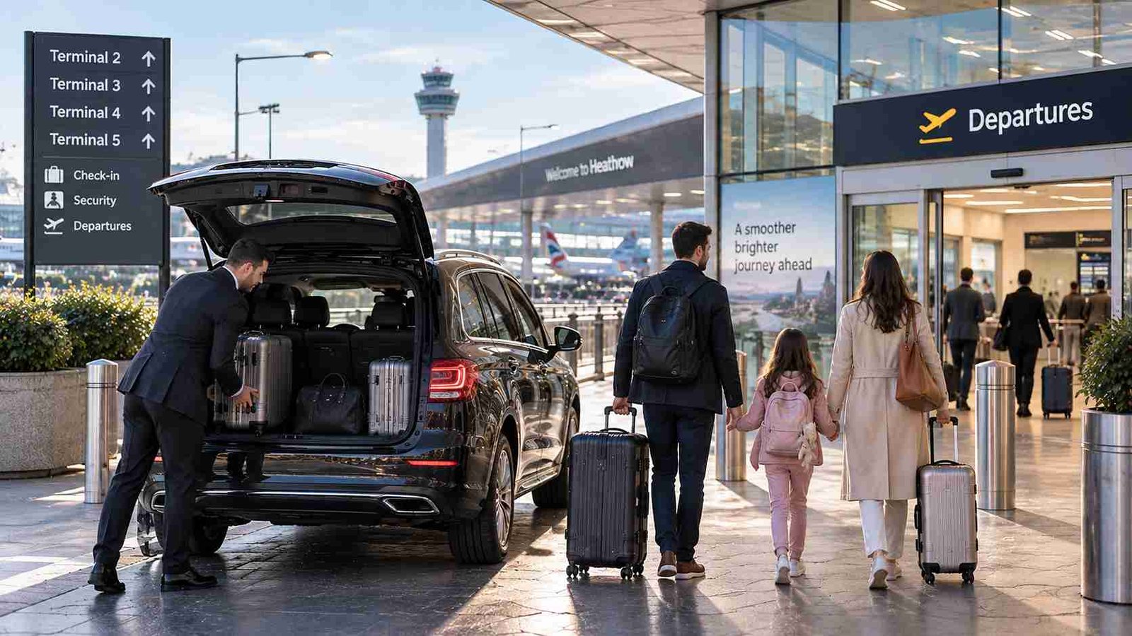 Door-to-Terminal Comfort for Staines Airport Passengers