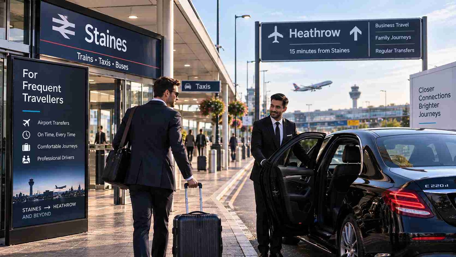Staines Airport Connections for Frequent Flyers and Regular Travellers